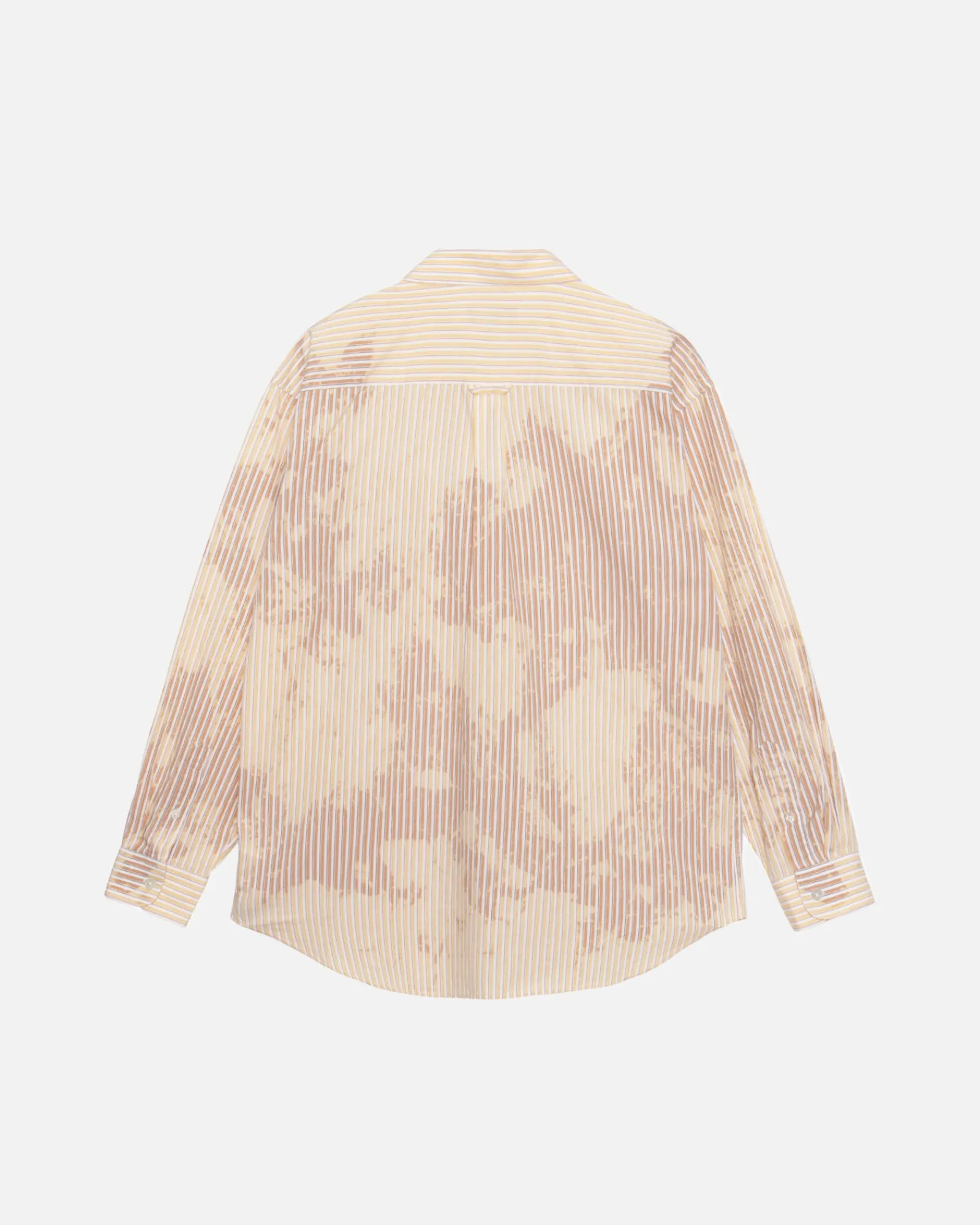 Shirts>Stüssy CLASSIC LS SHIRT BLEACHED POPLIN Tan