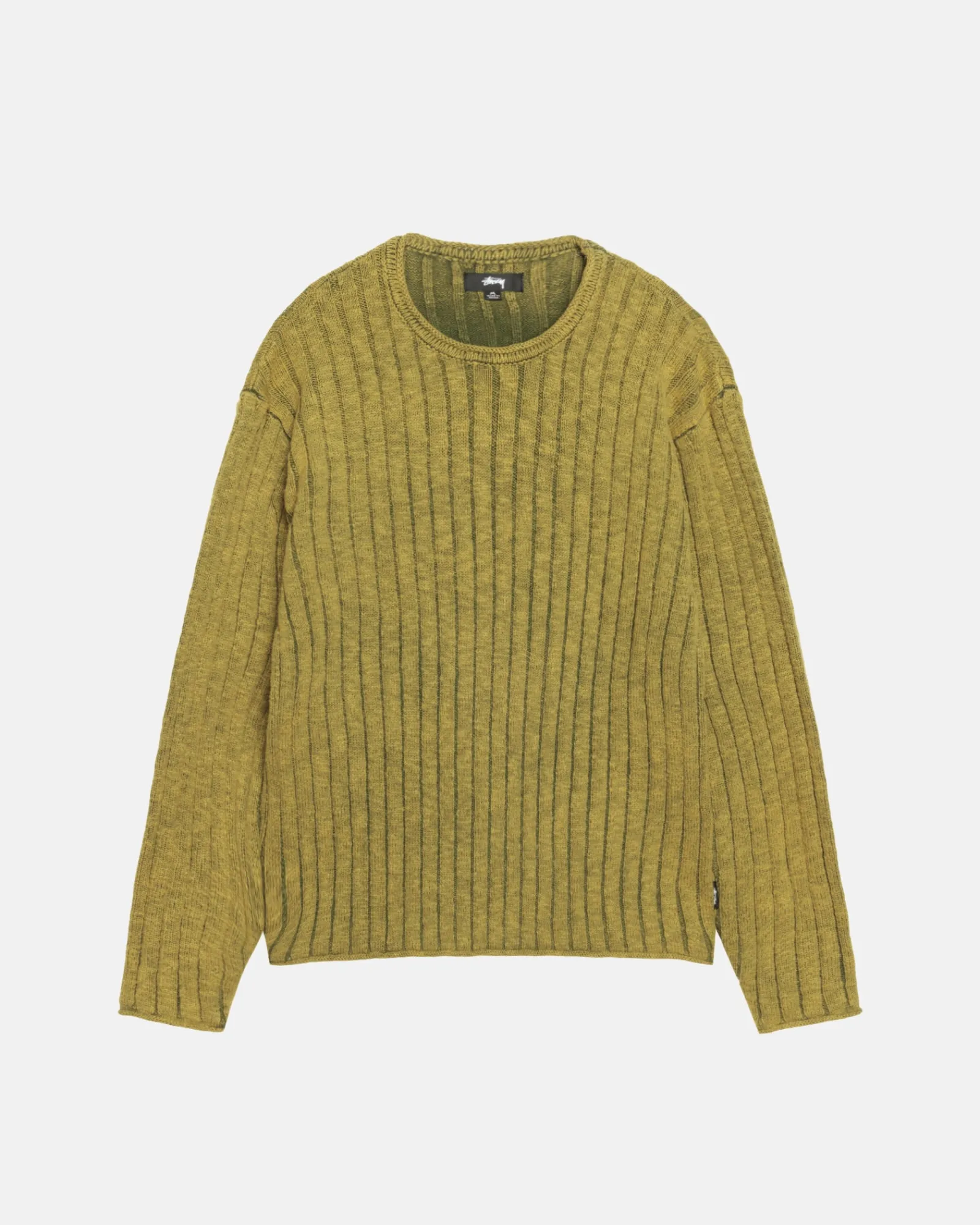 Knits>Stüssy COTTON SLUB RIB CREW Green