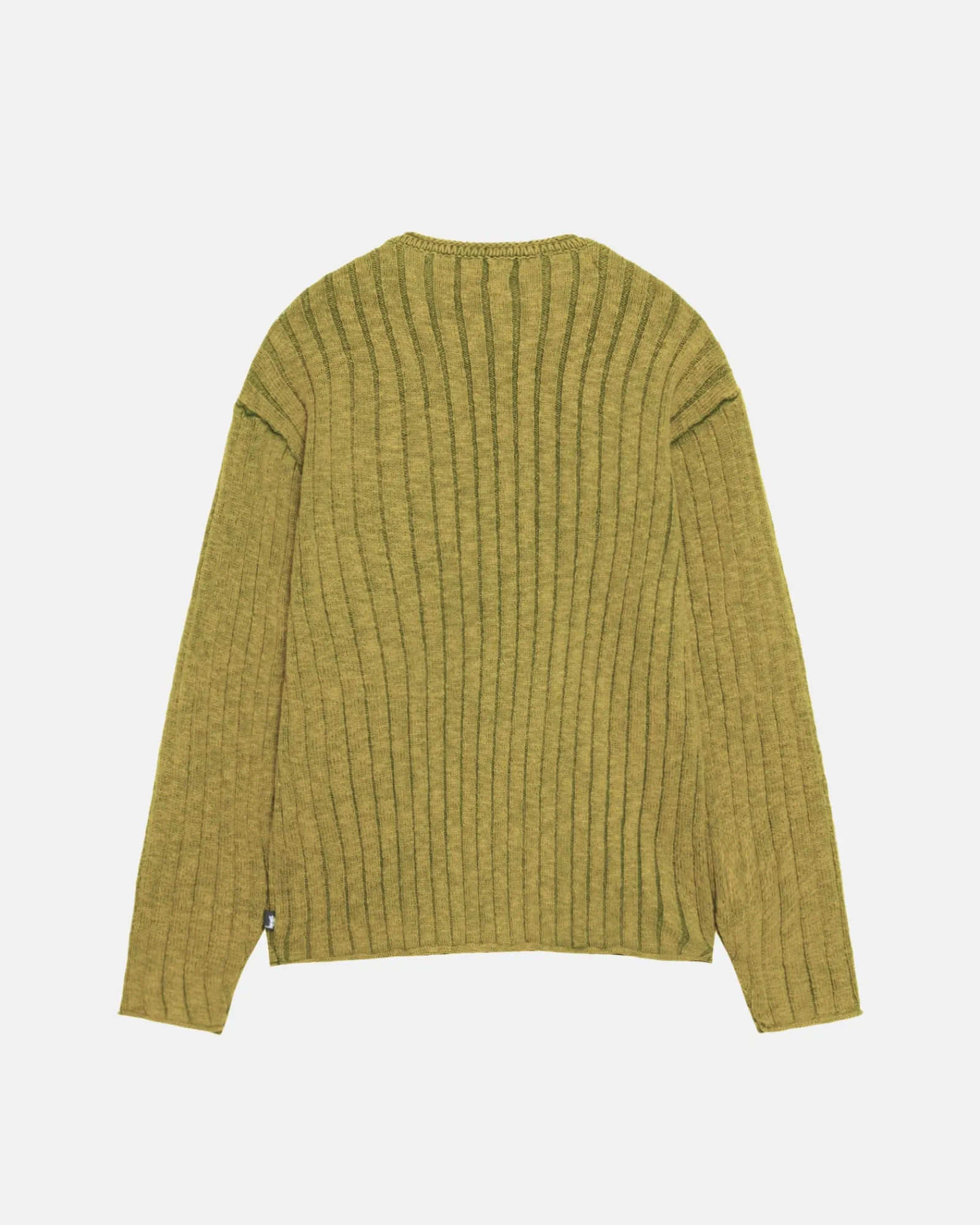 Knits>Stüssy COTTON SLUB RIB CREW Green