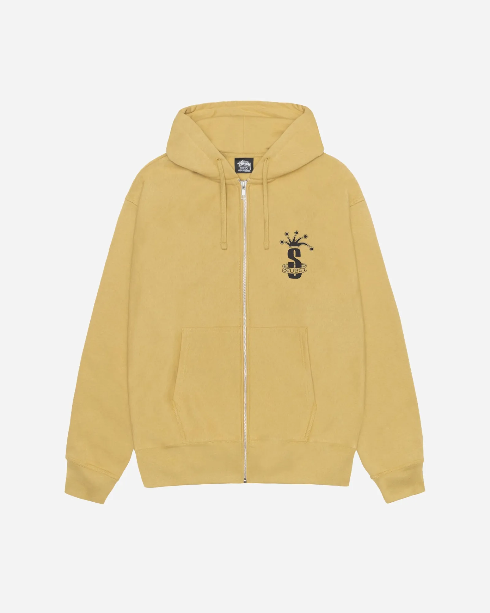 Hoodies>Stüssy CROWN BAND ZIP HOODIE Curry