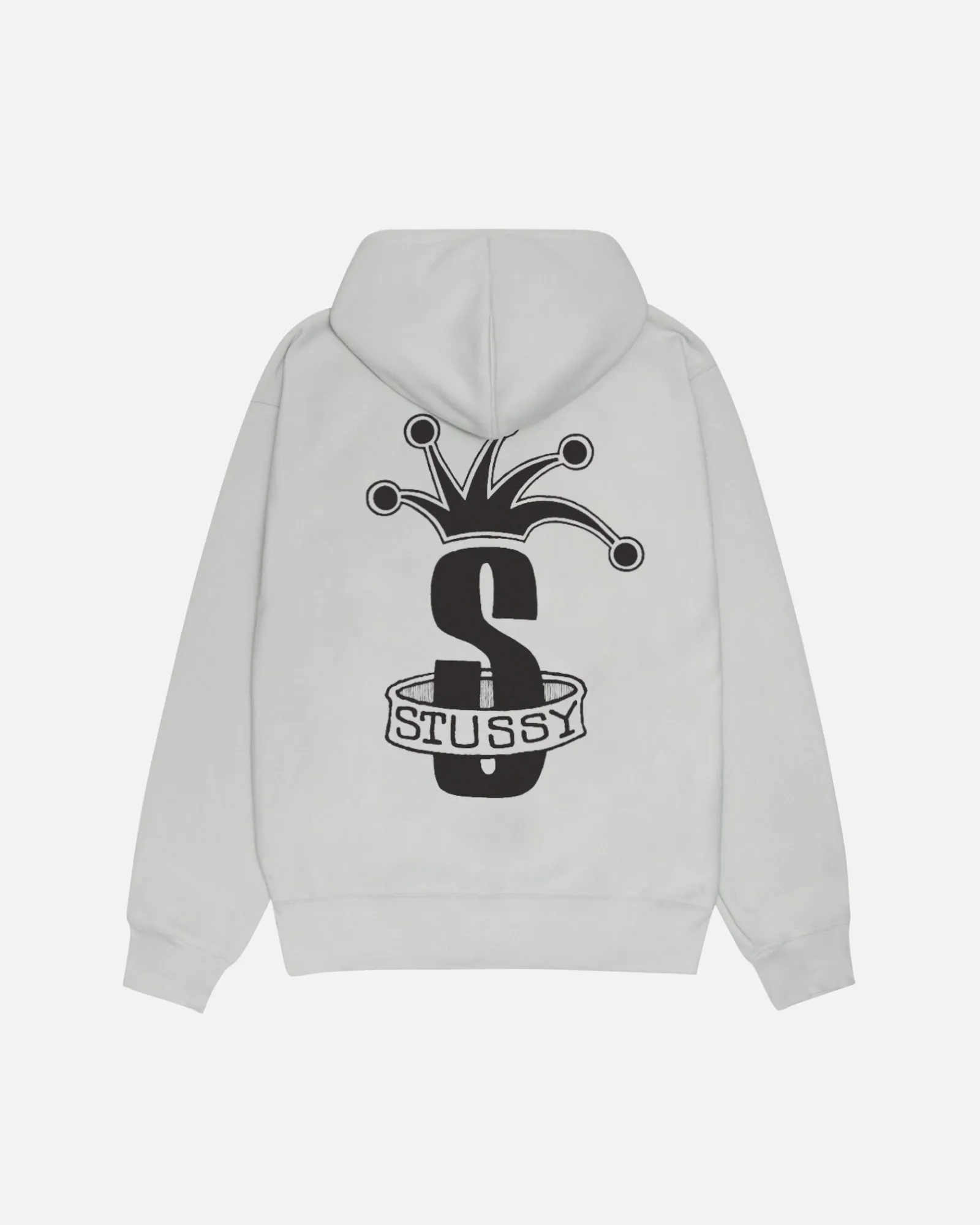 Hoodies>Stüssy CROWN BAND ZIP HOODIE Fog