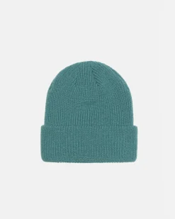 Headwear>Stüssy CUFF BEANIE BASIC Sea Green