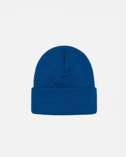 Headwear>Stüssy CUFF BEANIE STOCK Deep Blue