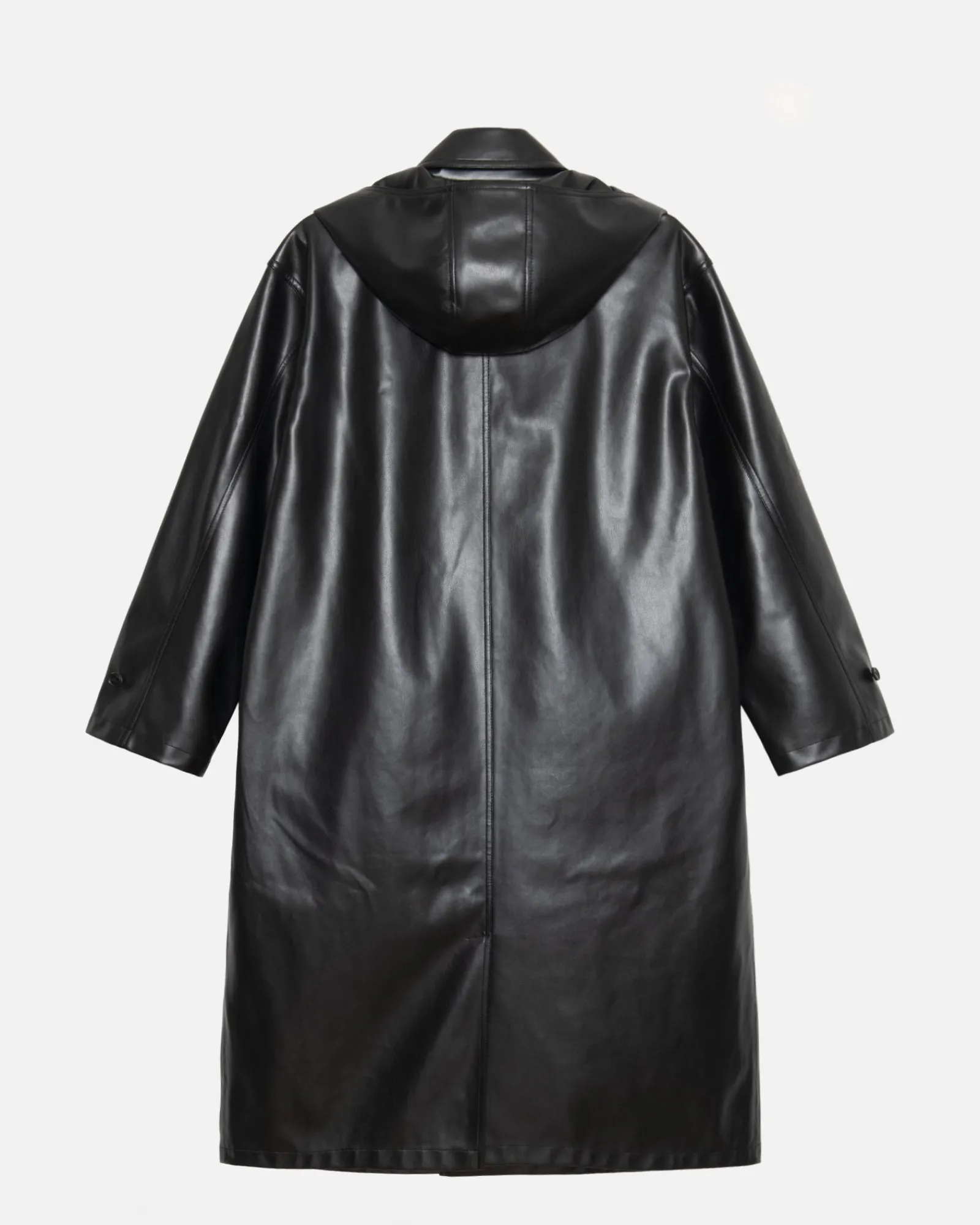 Outerwear>Stüssy DOUBLE BREASTED TRENCH Black