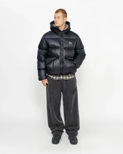 Outerwear>Stüssy DOWN PARKA MICRO RIPSTOP Phantom Black