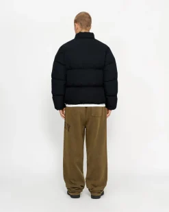 Outerwear>Stüssy DOWN PUFFER NYLON Black