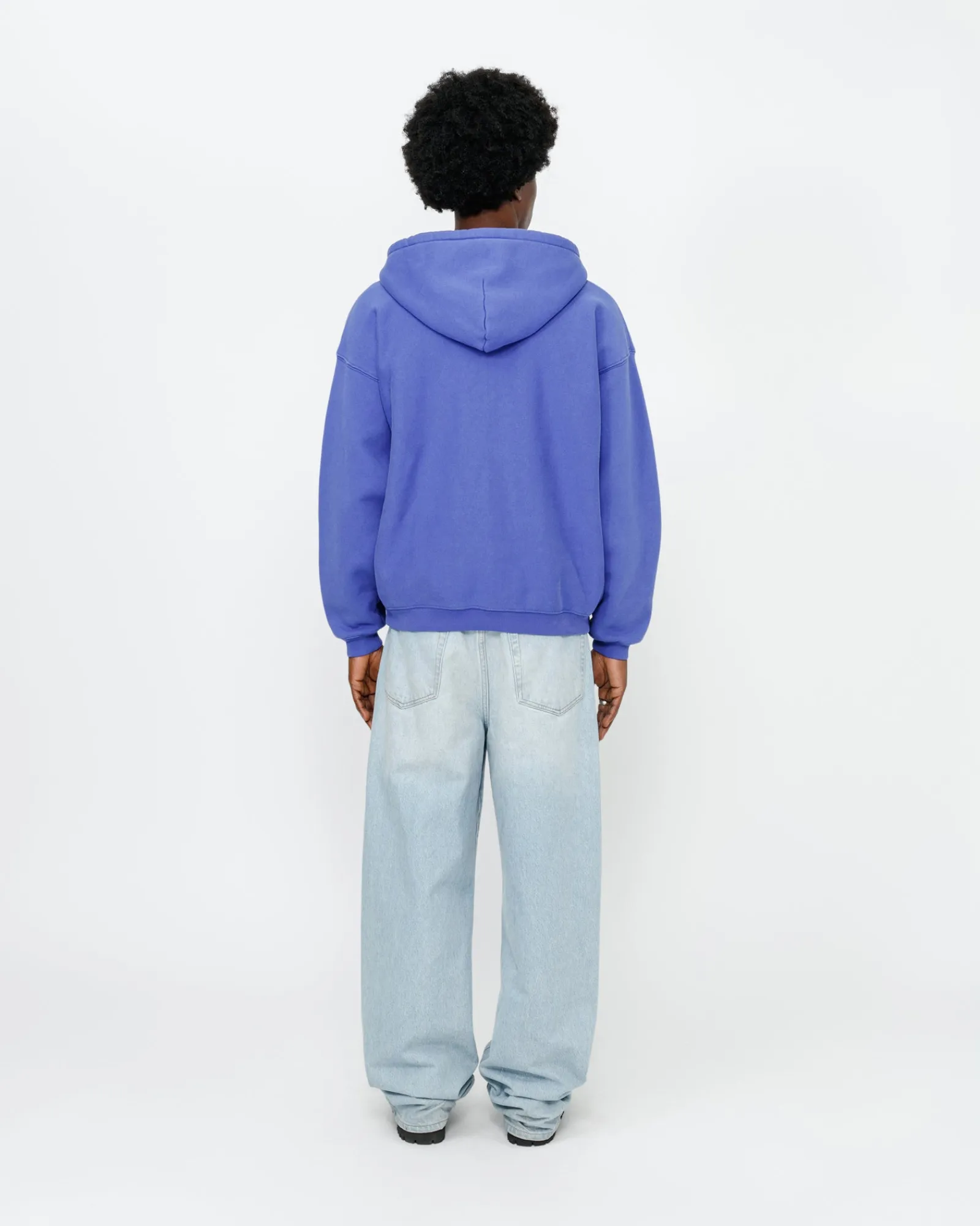 Hoodies>Stüssy FADED GRAPHIC ZIP HOODIE Purple