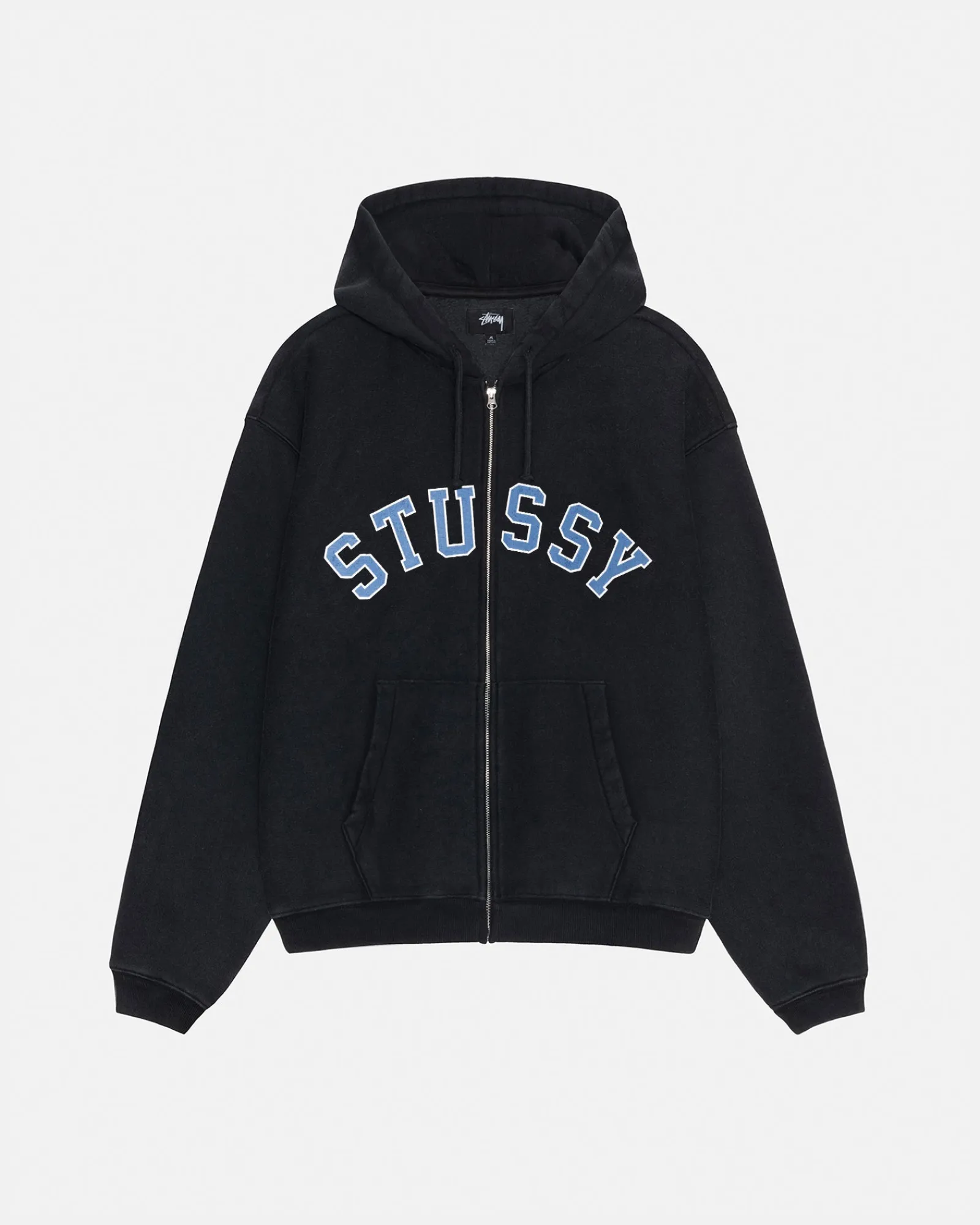 Hoodies>Stüssy FADED GRAPHIC ZIP HOODIE Washed Black