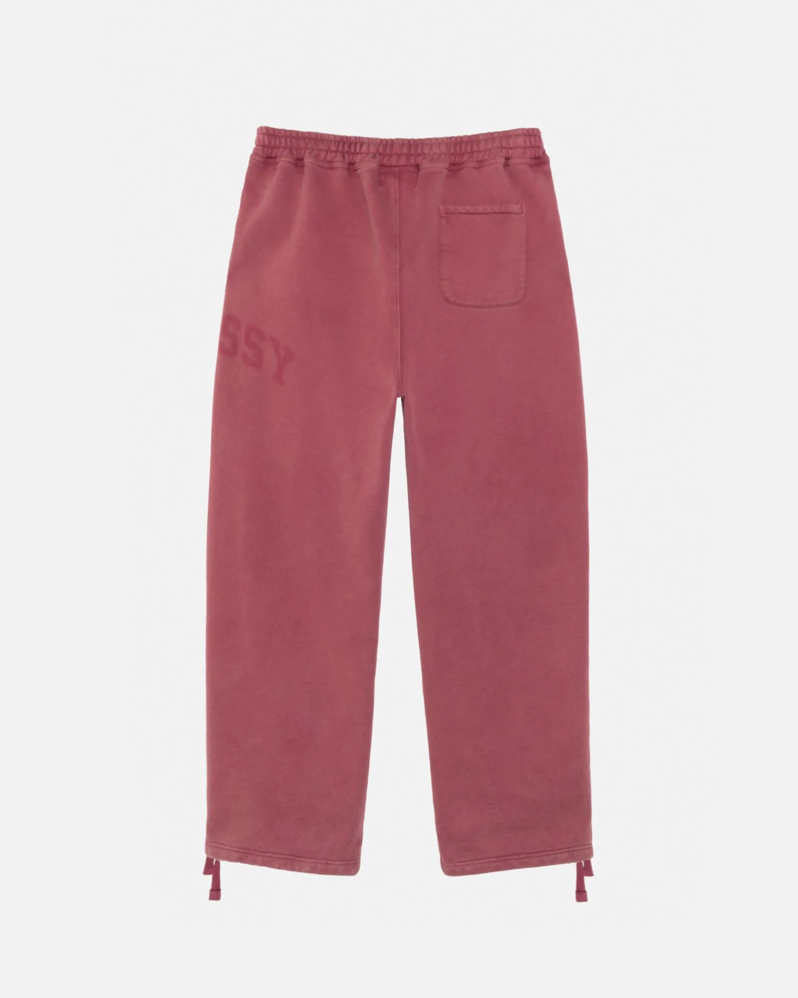 Pants>Stüssy FLEECE PANT FADED GRAPHIC Burgundy