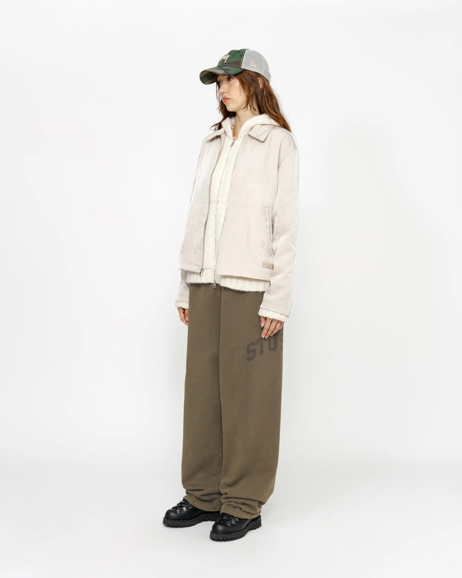 Pants>Stüssy FLEECE PANT FADED GRAPHIC Olive
