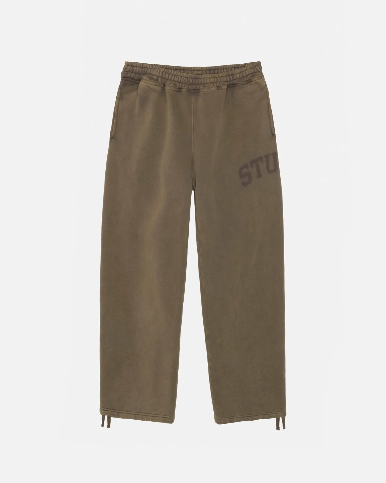 Pants>Stüssy FLEECE PANT FADED GRAPHIC Olive