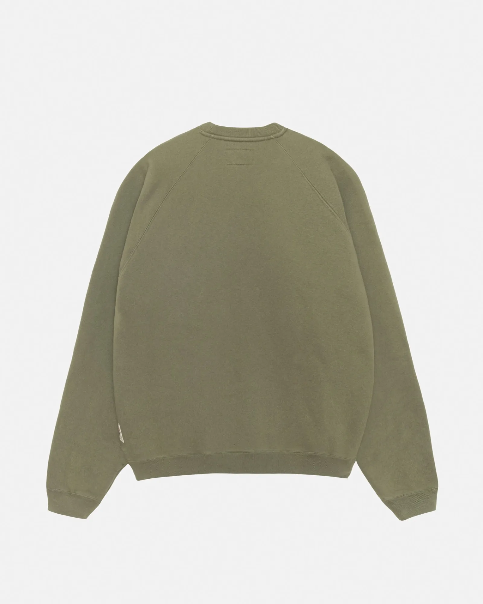 Crews>Stüssy FLEECE RAGLAN CREW Olive