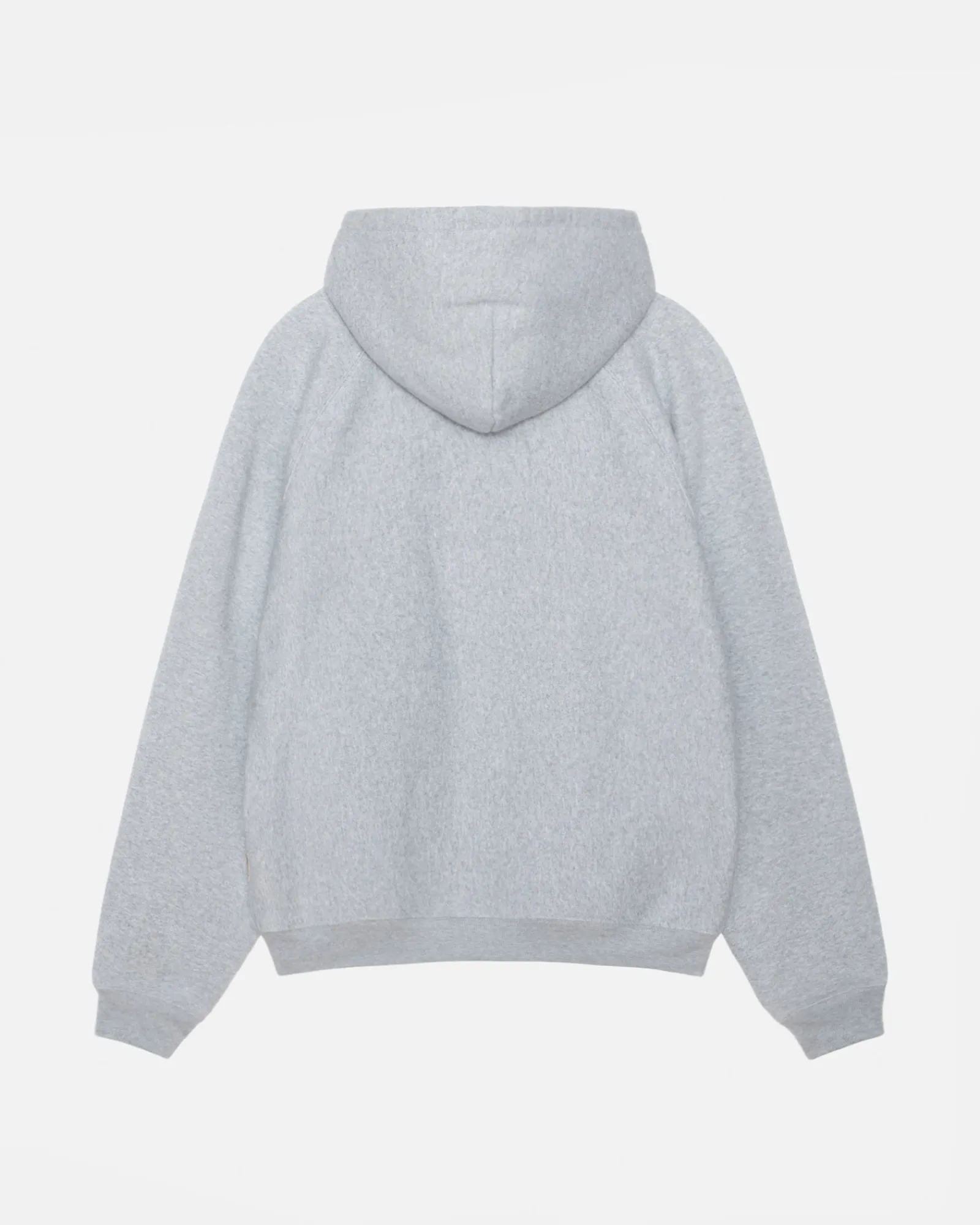 Hoodies>Stüssy FLEECE RAGLAN HOODIE Grey Heather
