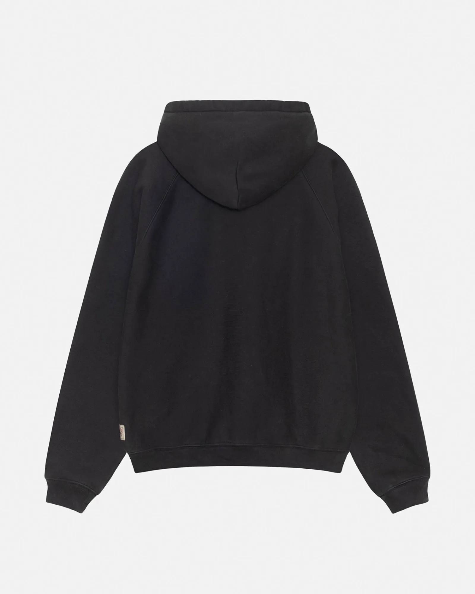 Hoodies>Stüssy FLEECE RAGLAN HOODIE Washed Black