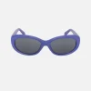 Accessories|Eyegear>Stüssy JUNE SUNGLASSES Purple / Black Lens