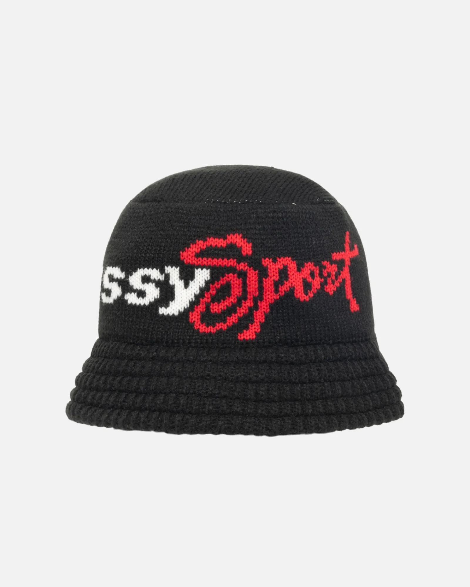 Headwear>Stüssy KNIT BUCKET HAT STUSSY SPORT Black