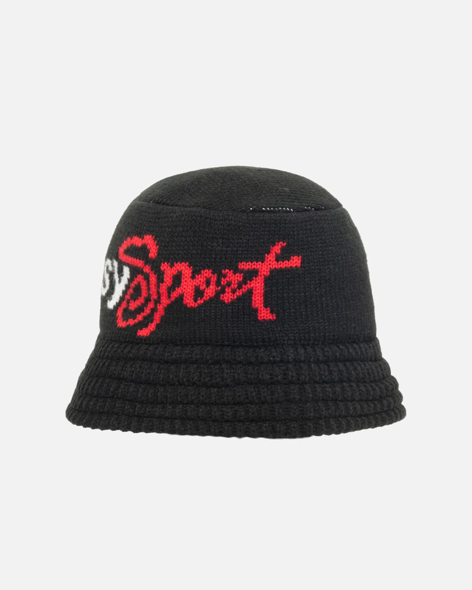 Headwear>Stüssy KNIT BUCKET HAT STUSSY SPORT Black