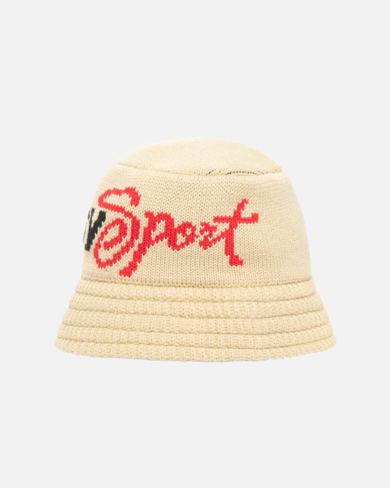 Headwear>Stüssy KNIT BUCKET HAT STUSSY SPORT Khaki