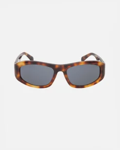 Accessories|Eyegear>Stüssy LANDON SUNGLASSES Tortoise / Black Lens
