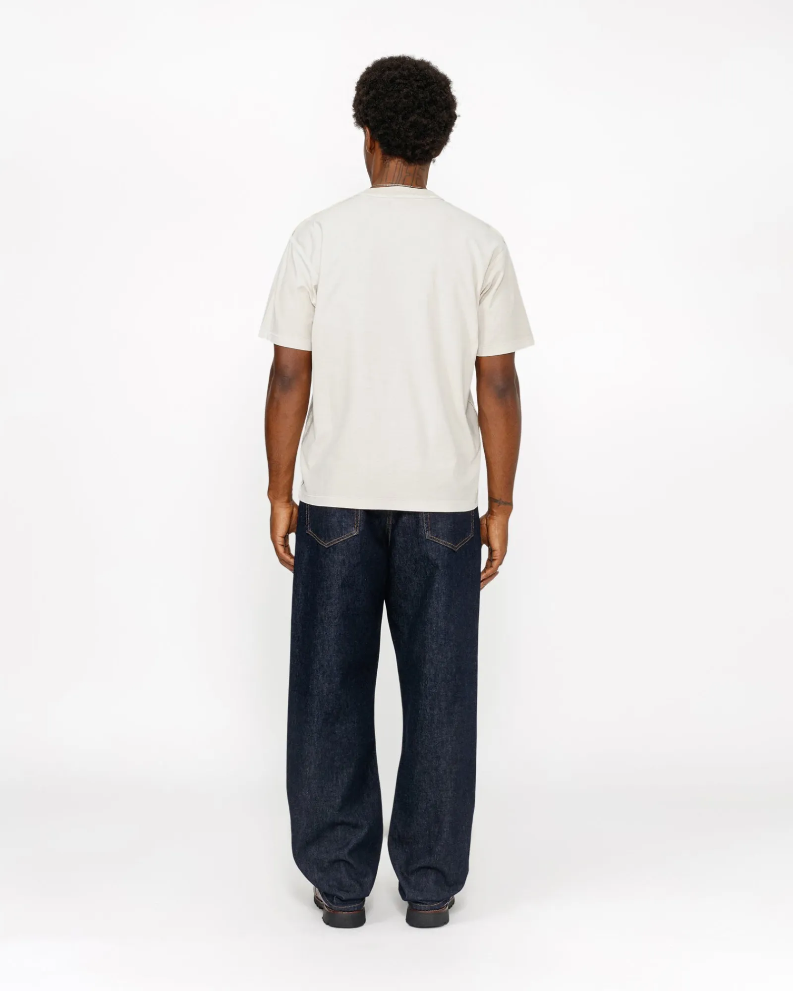 Tees>Stüssy LAZY TEE Bone