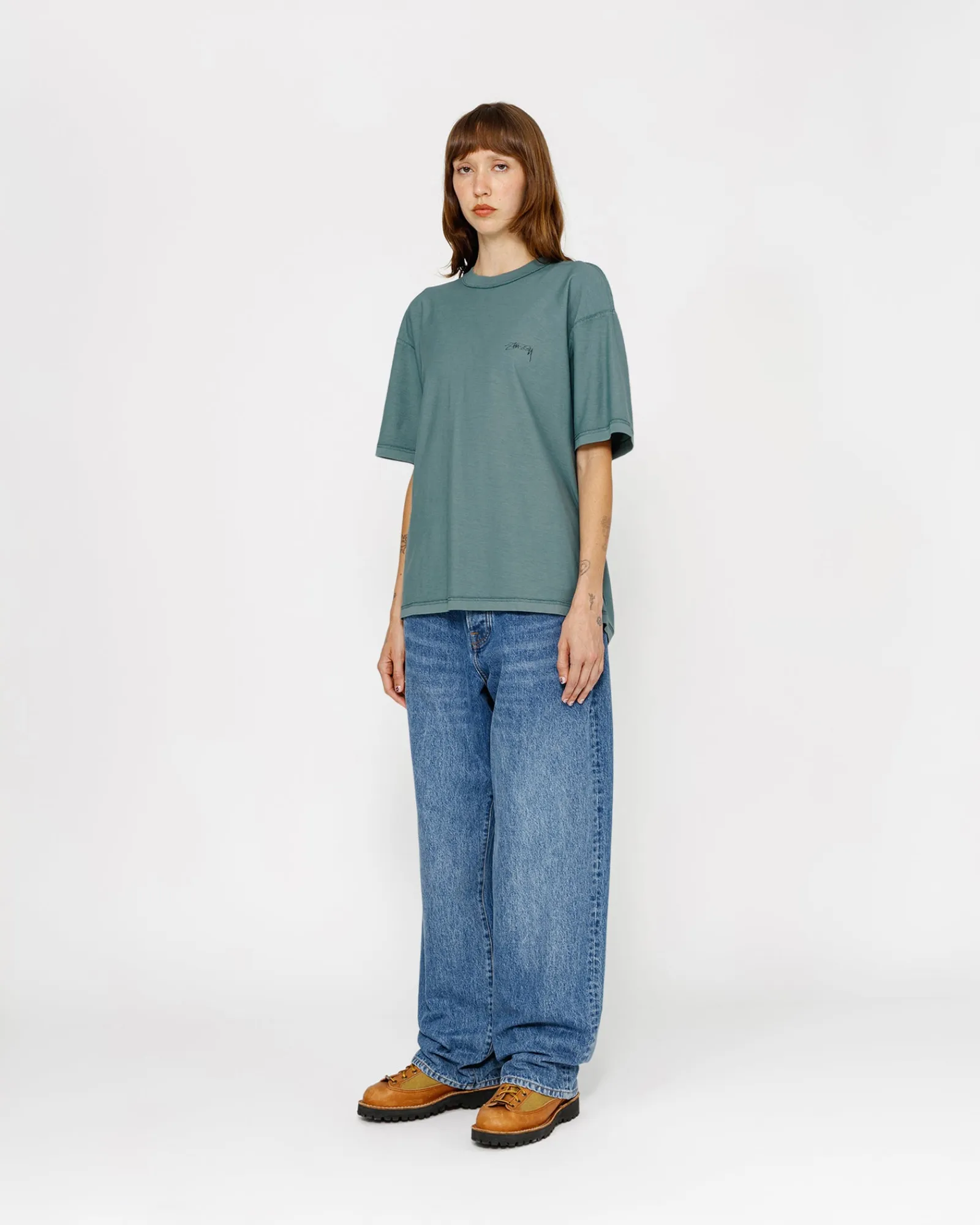 Tees>Stüssy LAZY TEE Deep Teal