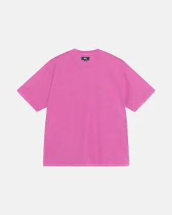 Tees>Stüssy LAZY TEE Magenta