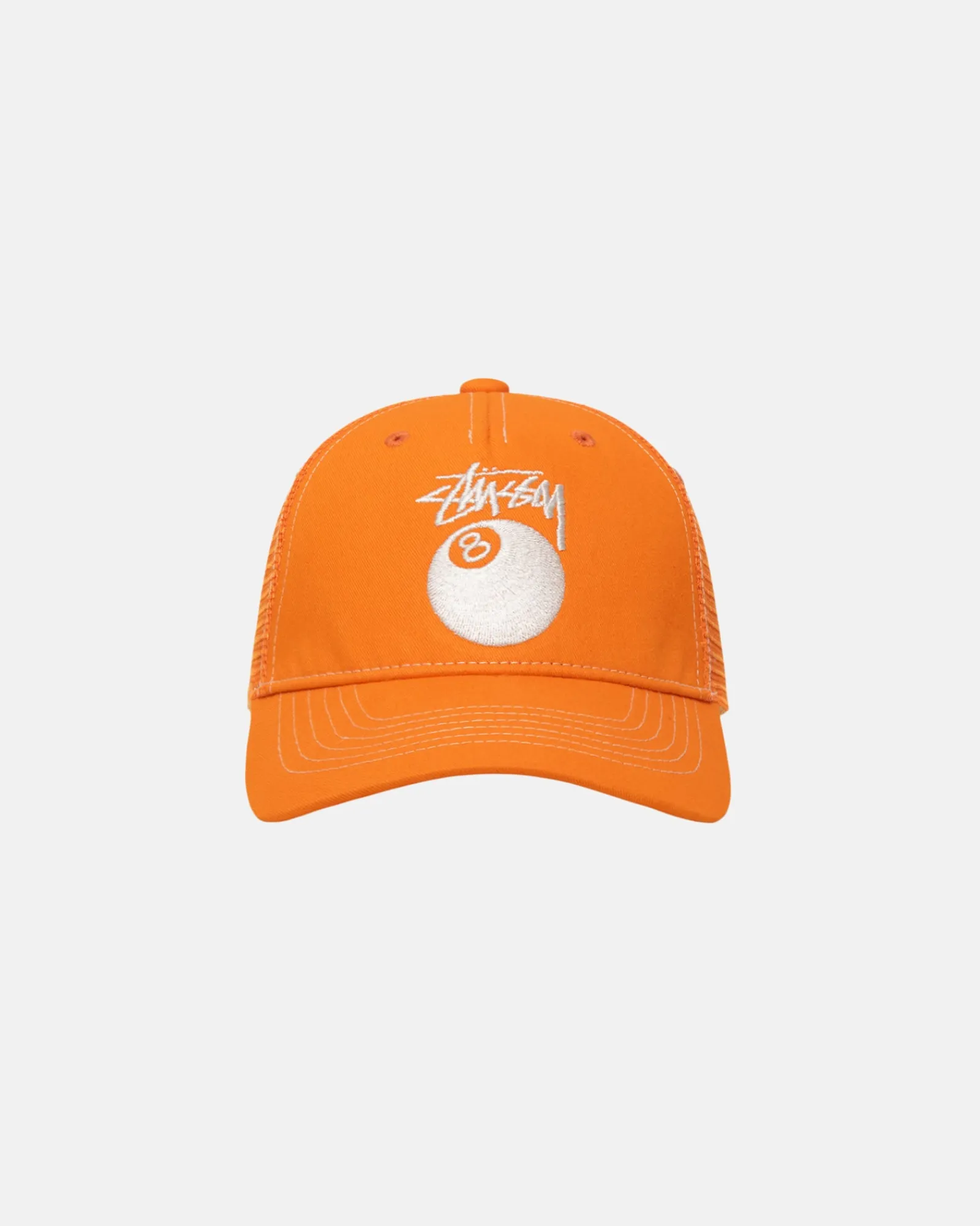 Headwear>Stüssy LOW PRO TRUCKER 8 BALL SNAPBACK Orange