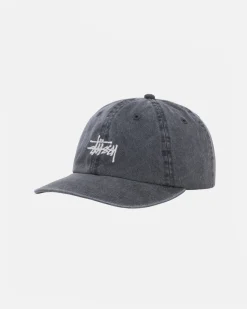 Headwear>Stüssy LOW PROFILE BASIC WASHED STRAPBACK Charcoal