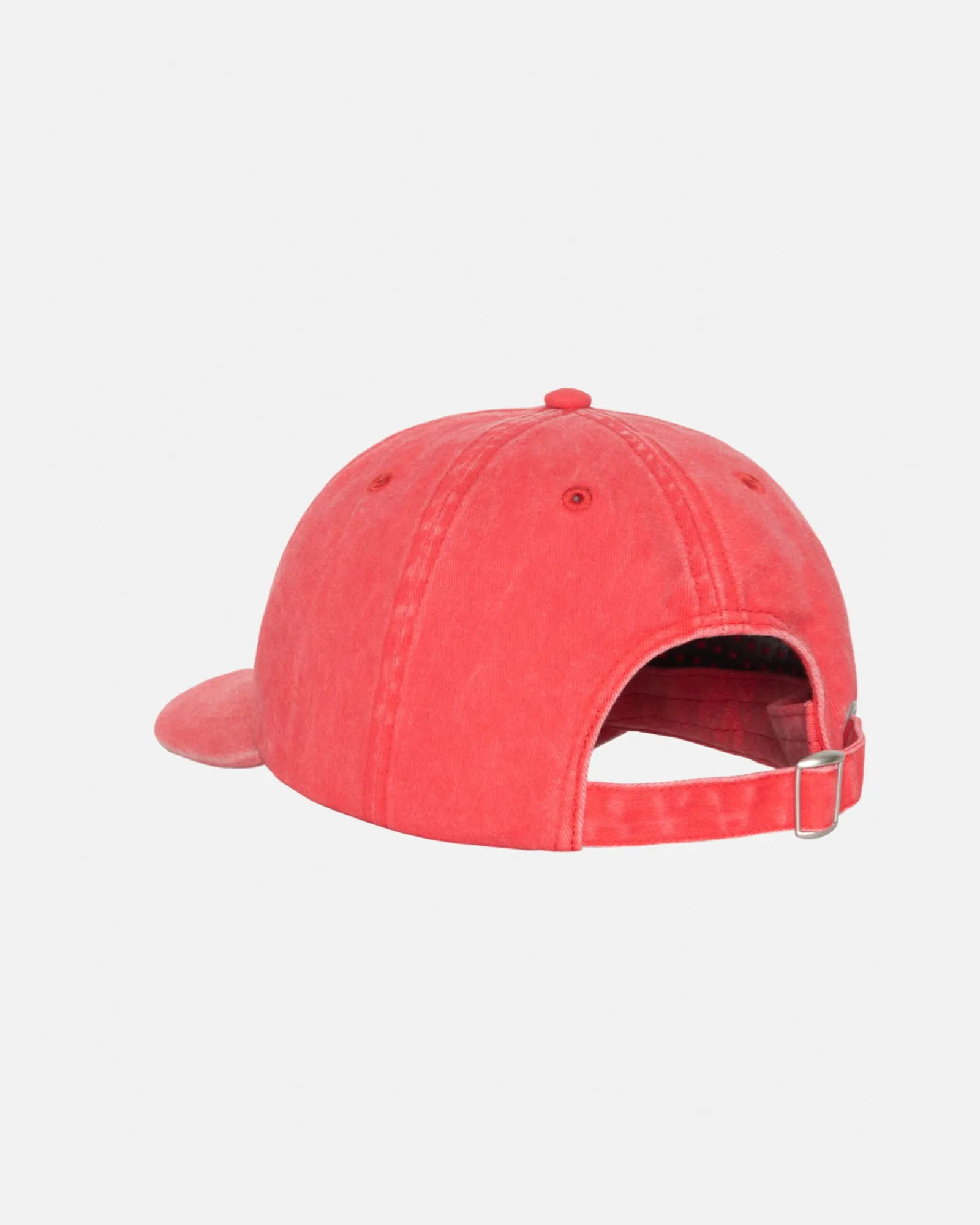 Headwear>Stüssy LOW PROFILE BASIC WASHED STRAPBACK Raspberry