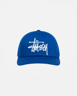 Headwear>Stüssy LOW PROFILE BIG BASIC SNAPBACK Royal