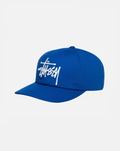 Headwear>Stüssy LOW PROFILE BIG BASIC SNAPBACK Royal