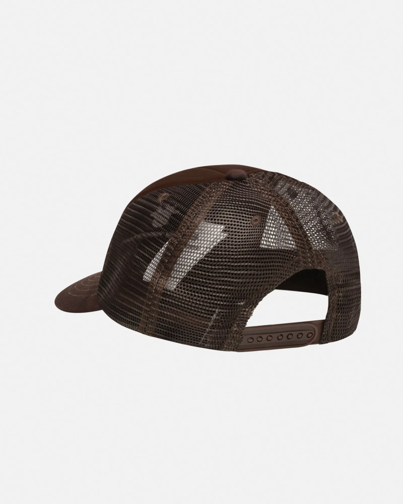 Headwear>Stüssy LOW PROFILE DESIGN CORP TRUCKER SNAPBACK Brown