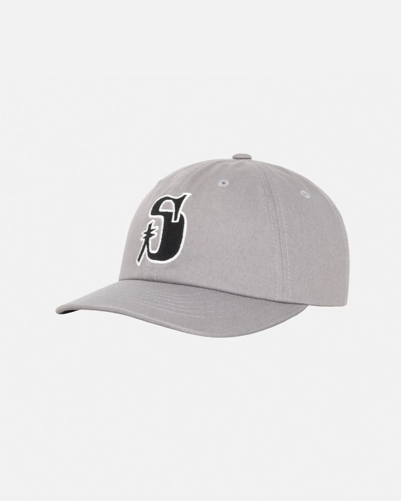 Headwear>Stüssy LOW PROFILE VINTAGE S SNAPBACK Grey