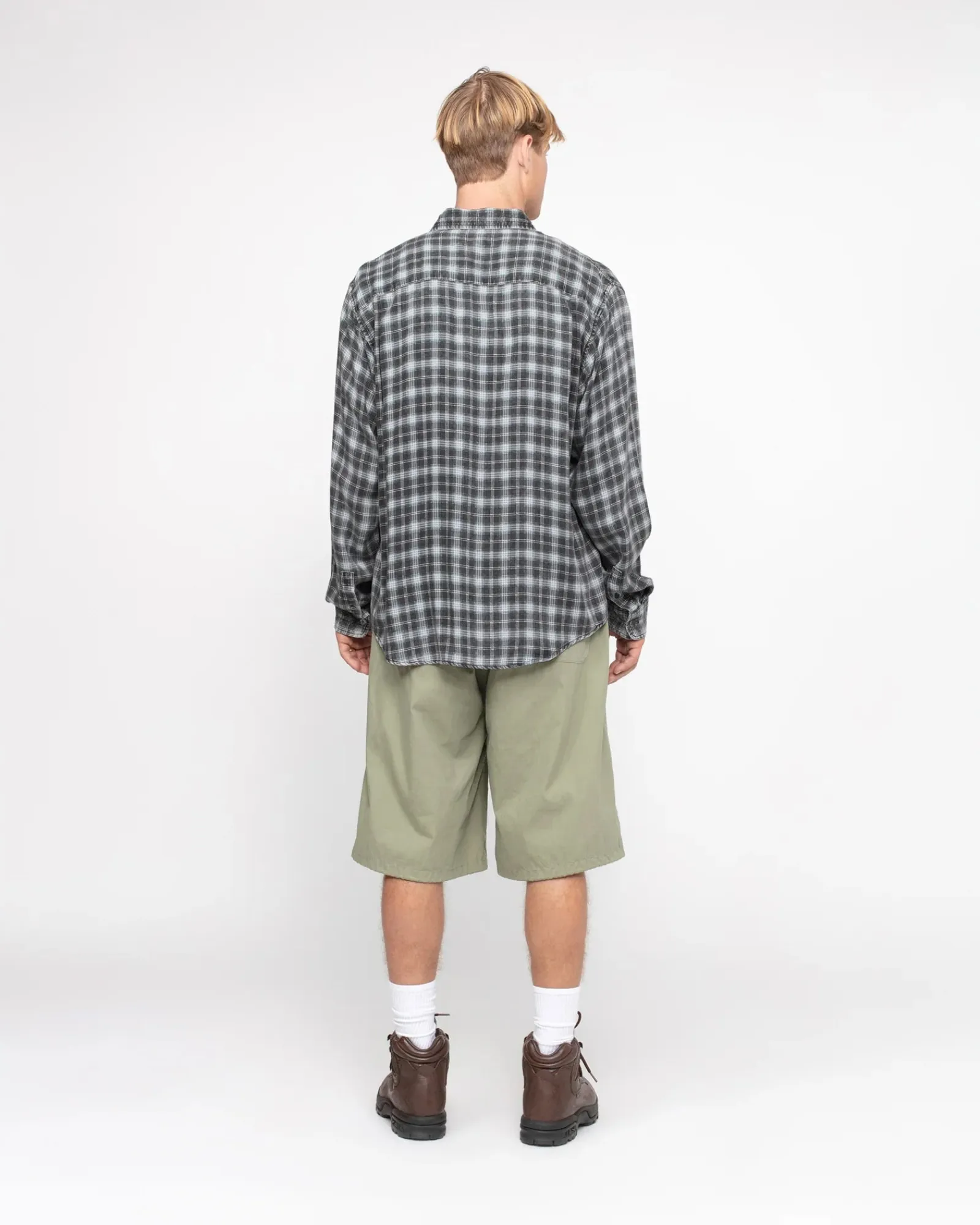 Shirts>Stüssy MATTHEW SHIRT PRINTED PLAID Blue