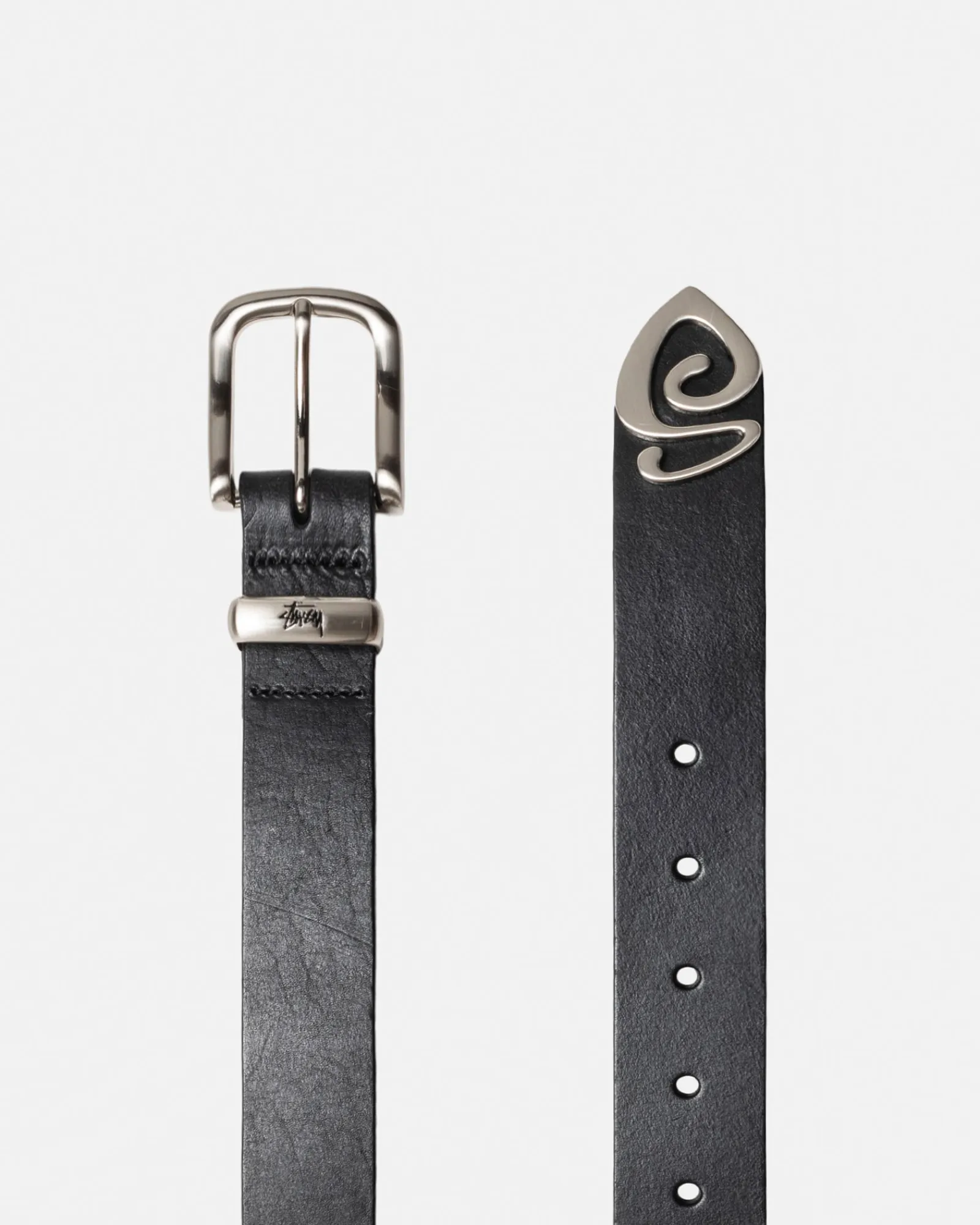 Accessories>Stüssy METAL S TIP BELT Black