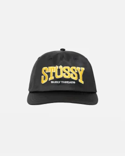 Headwear>Stüssy MID DEPTH BURLY THREADS SNAPBACK Black