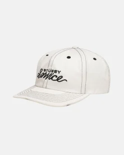 Headwear>Stüssy MID DEPTH STÜSSY SERVICE STRAPBACK Natural
