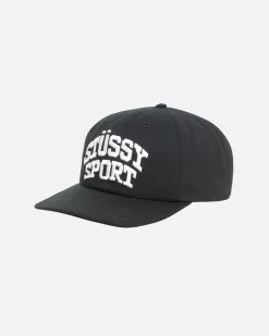 Headwear>Stüssy MID DEPTH STÜSSY SPORT SNAPBACK Black
