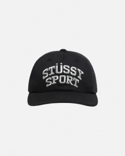 Headwear>Stüssy MID DEPTH STÜSSY SPORT SNAPBACK Black/Metallic