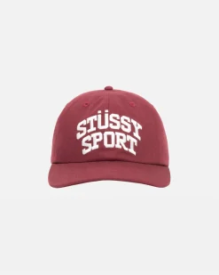 Headwear>Stüssy MID DEPTH STÜSSY SPORT SNAPBACK Maroon