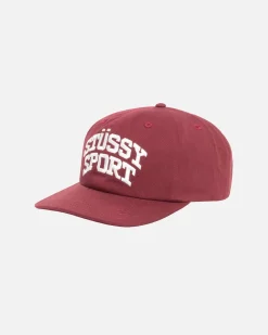 Headwear>Stüssy MID DEPTH STÜSSY SPORT SNAPBACK Maroon