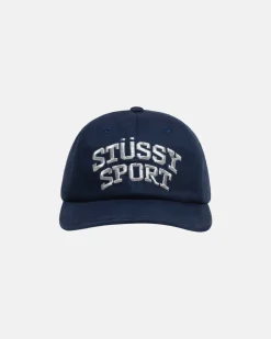 Headwear>Stüssy MID DEPTH STÜSSY SPORT SNAPBACK Navy/Metallic