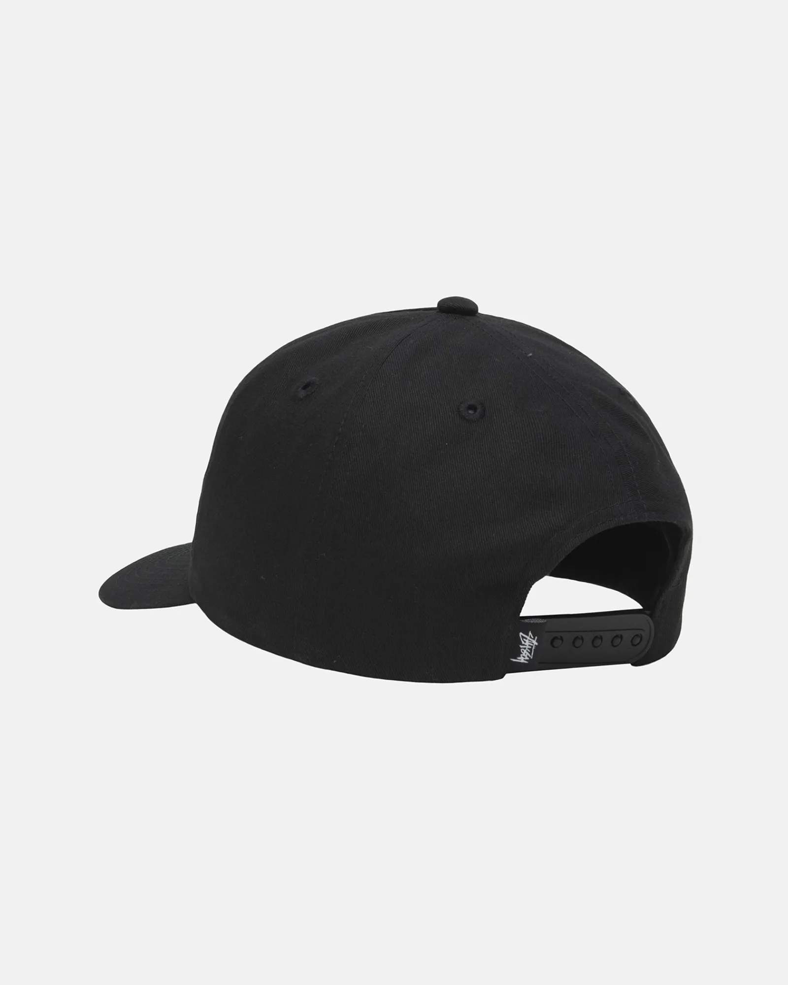 Headwear>Stüssy MID-DEPTH BIG STOCK SNAPBACK Black