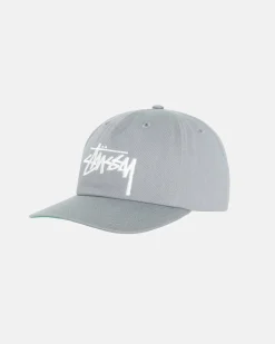 Headwear>Stüssy MID-DEPTH BIG STOCK SNAPBACK Gunmetal