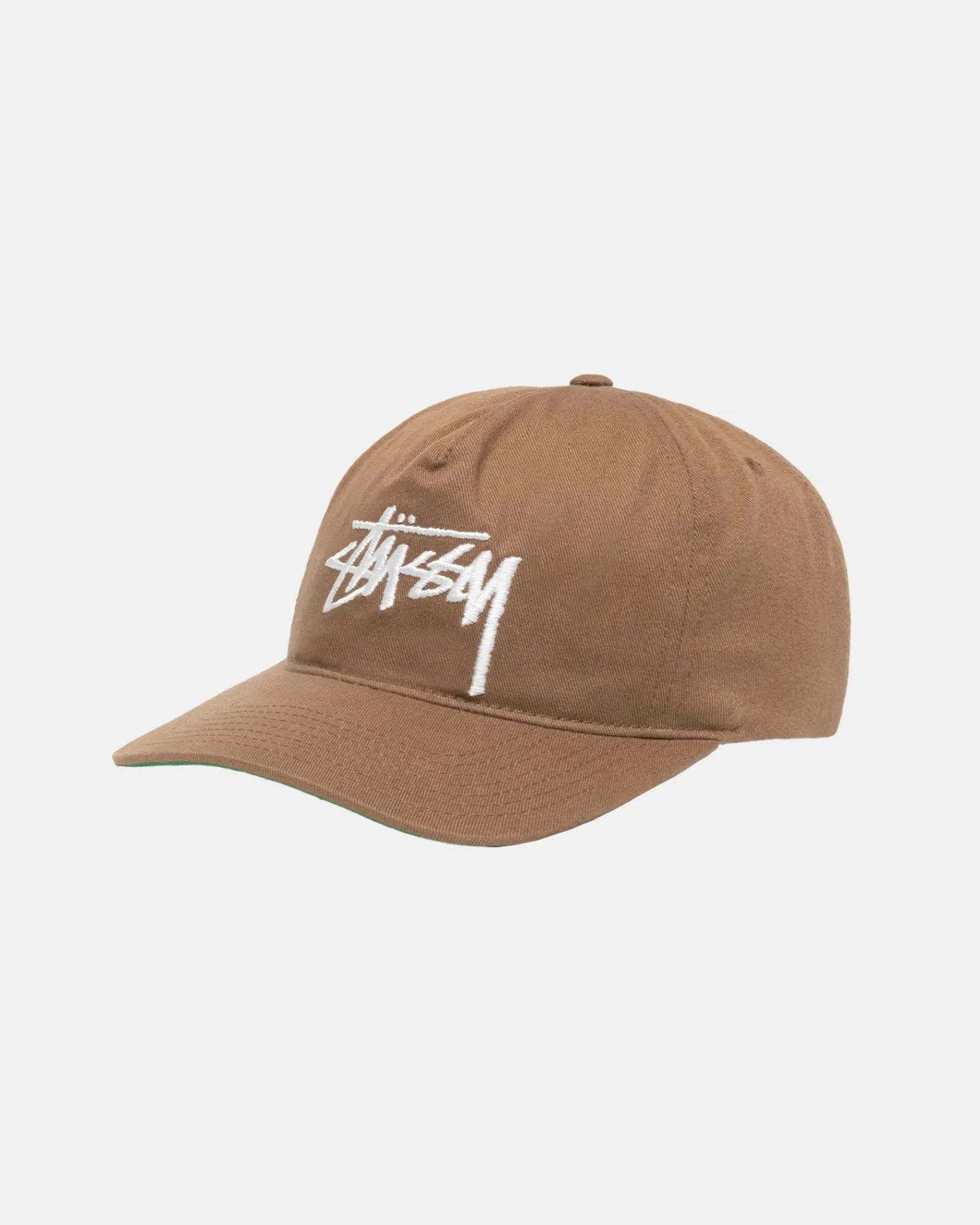 Headwear>Stüssy MID-DEPTH BIG STOCK SNAPBACK Brown