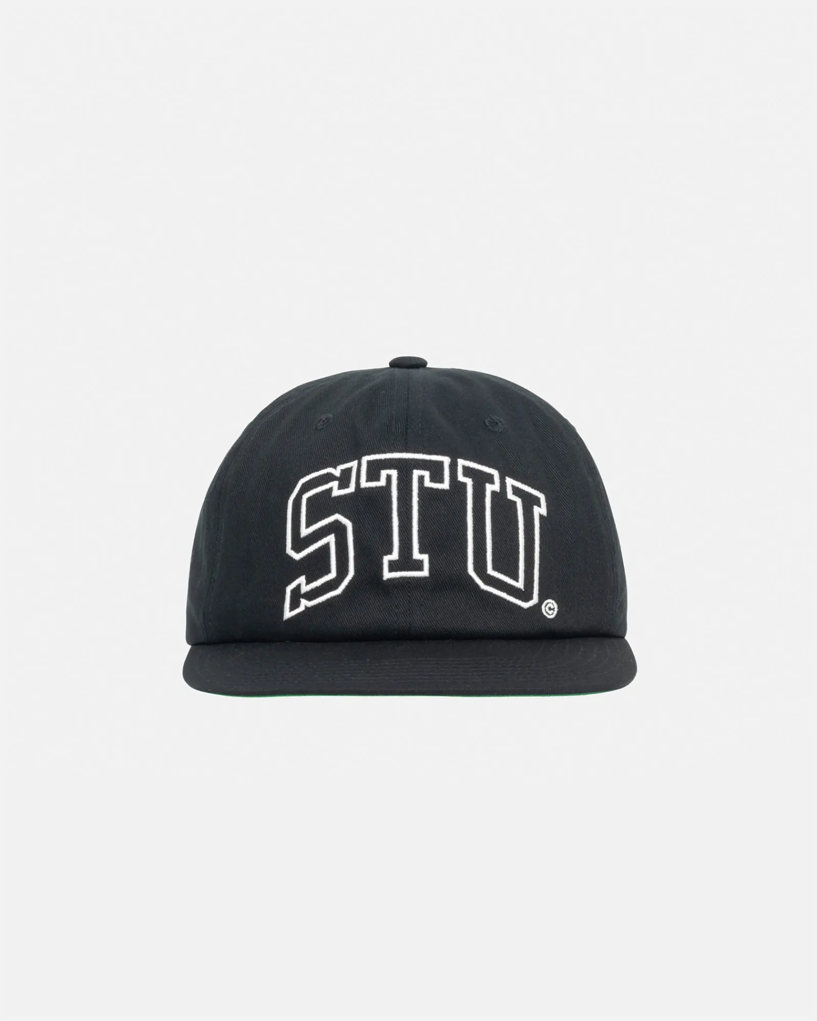 Headwear>Stüssy MID-DEPTH STU ARCH STRAPBACK Shadow Black