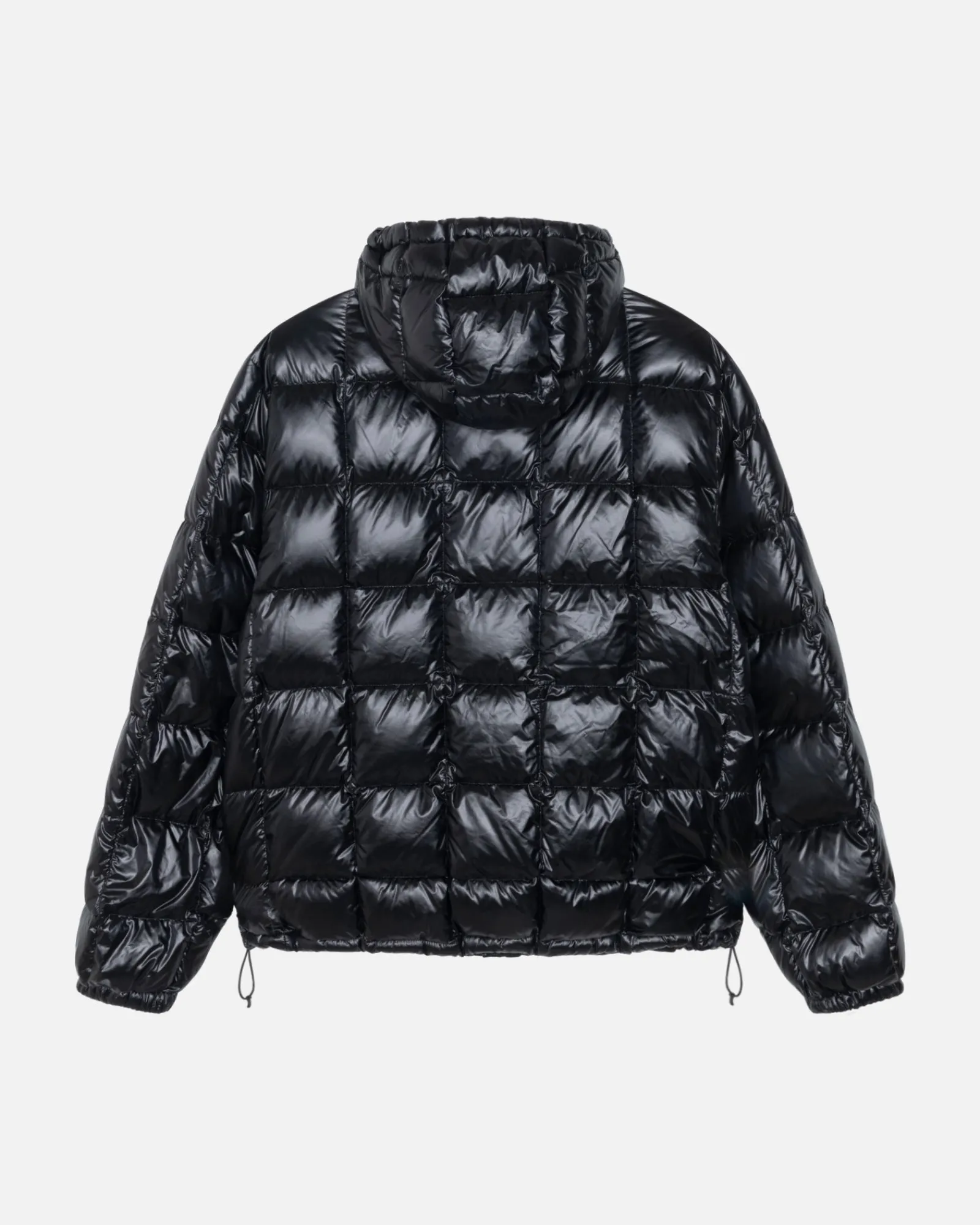 Outerwear>Stüssy MIDWEIGHT HOODED PUFFER Black