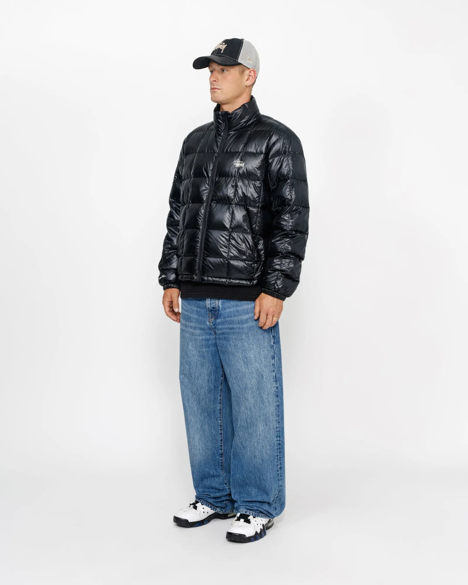Outerwear>Stüssy MIDWEIGHT PUFFER Black