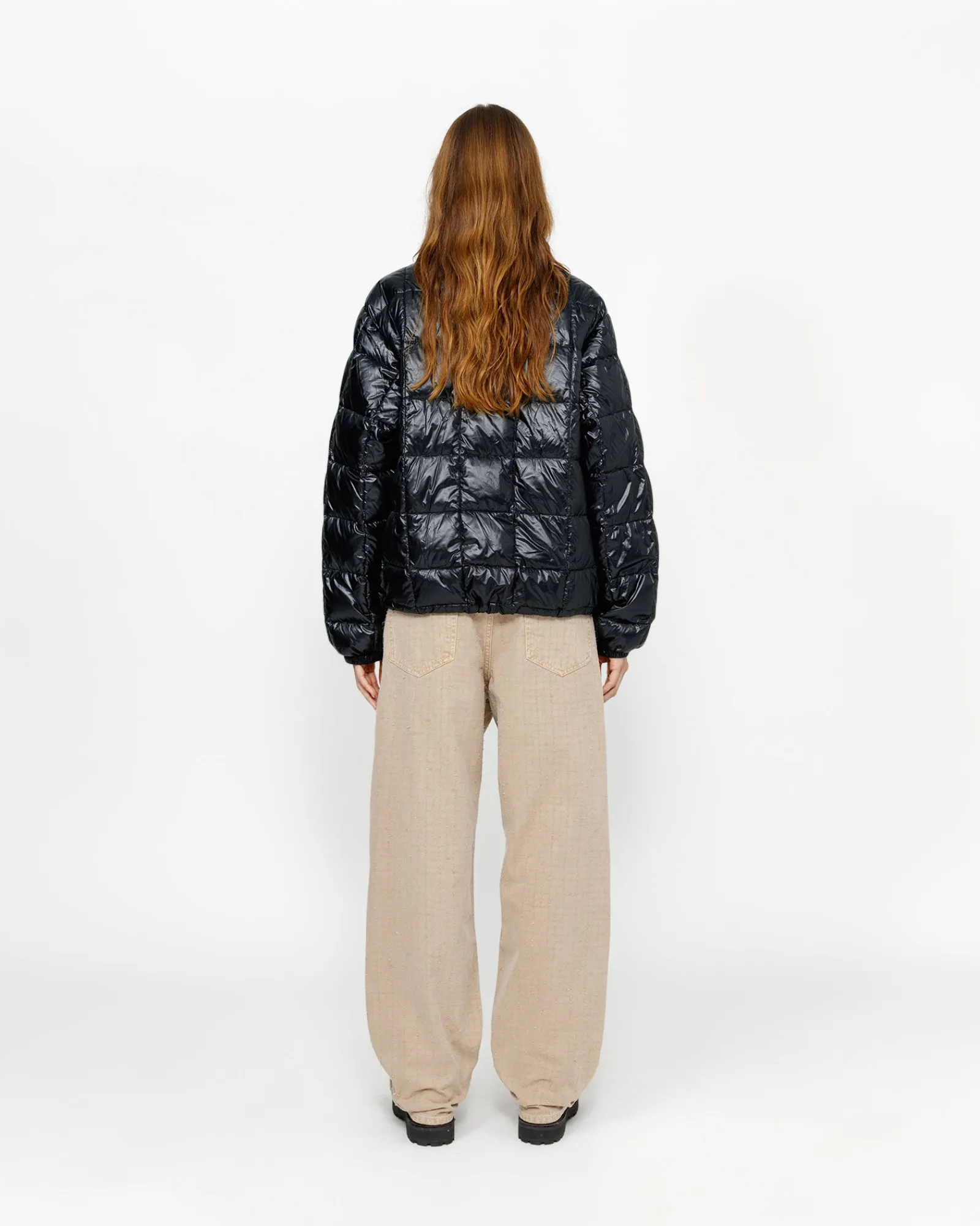 Outerwear>Stüssy MIDWEIGHT PUFFER Black