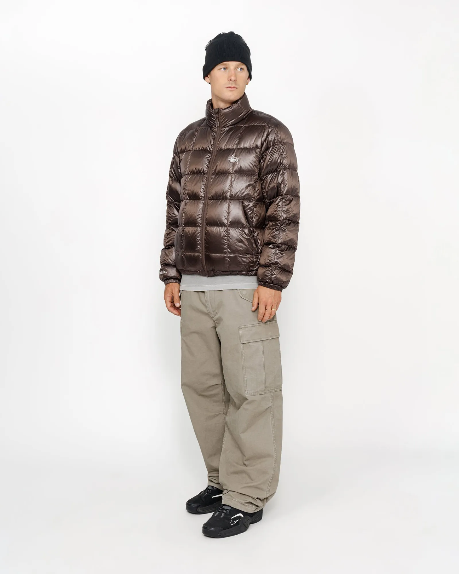 Outerwear>Stüssy MIDWEIGHT PUFFER Brown